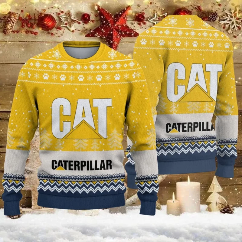 Ugly Sweater Caterpillar Inc Farmer Love Exclusive Logo QTFRSW091124A37SW