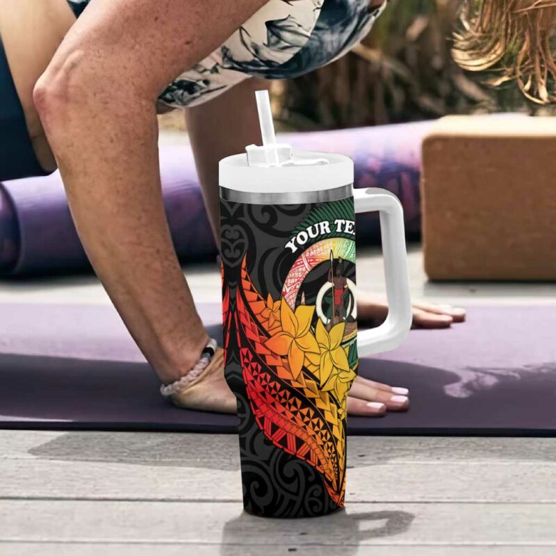 Vanuatu Independence Day Custom Stanley Quencher 40oz Stainless Steel Tumbler With Handle - Threewoofs - Image 6