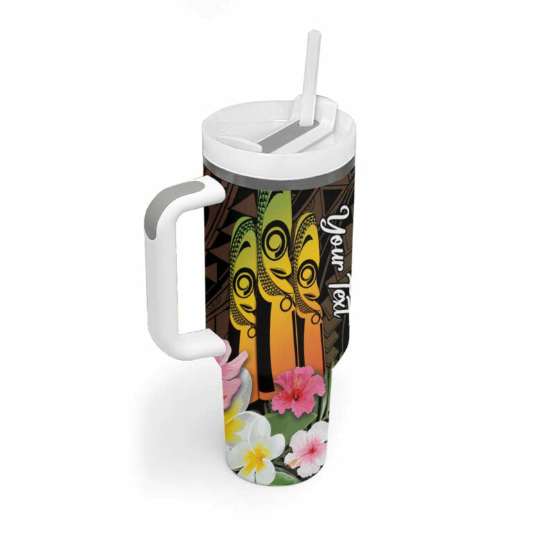 Vanuatu Independence Day Custom Stanley Quencher 40oz Stainless Steel Tumbler With Handle - Threewoofs - Image 2