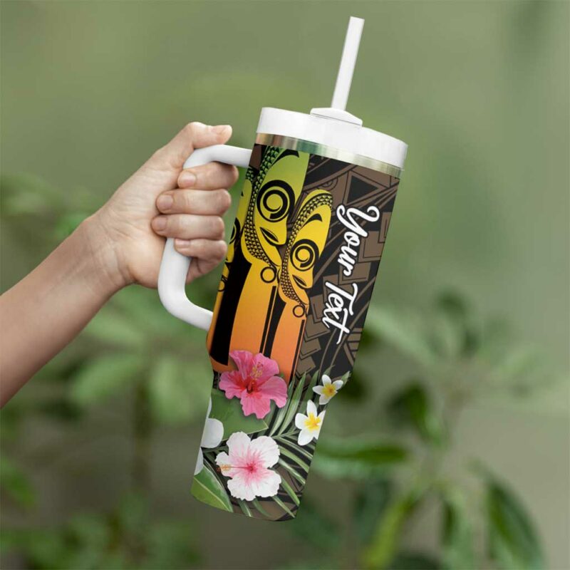 Vanuatu Independence Day Custom Stanley Quencher 40oz Stainless Steel Tumbler With Handle - Threewoofs - Image 3
