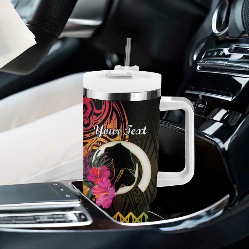 Vanuatu Port Vila Stay Strong Long God Yumi Stanap Custom Stanley Quencher 40oz Stainless Steel Tumbler With Handle - Threewoofs - Image 8
