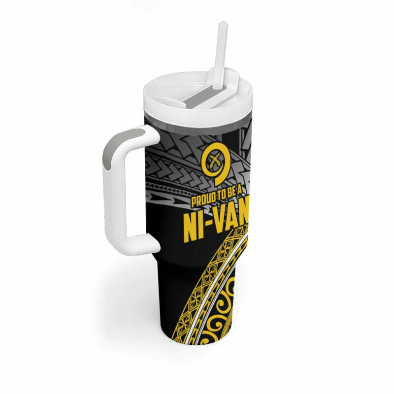Vanuatu Proud to be Ni-van Custom Stanley Quencher 40oz Stainless Steel Tumbler With Handle - Threewoofs - Image 2