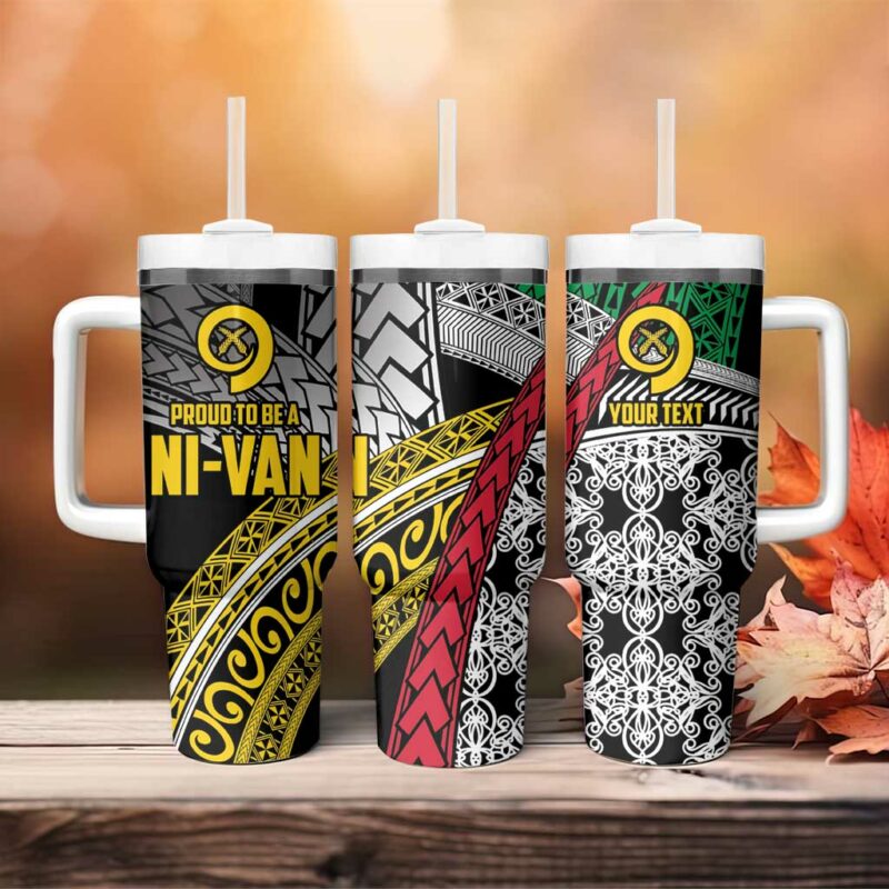 Vanuatu Proud to be Ni-van Custom Stanley Quencher 40oz Stainless Steel Tumbler With Handle - Threewoofs - Image 4