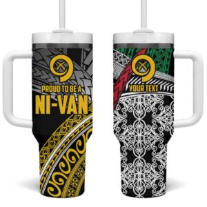 Vanuatu Proud to be Ni-van Custom Stanley Quencher 40oz Stainless Steel Tumbler With Handle - Threewoofs