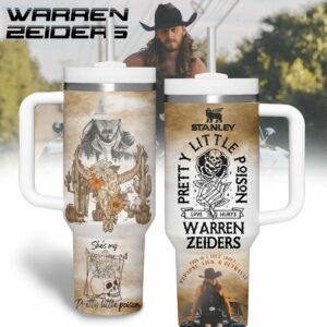 Warren Zeiders Music Custom Stanley Quencher 40oz Stainless Steel Tumbler With Handle - Threewoofs