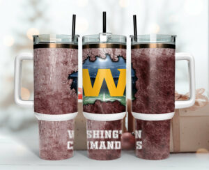 Washington Commanders Tumbler - Double-Wall Insulated Travel Mug