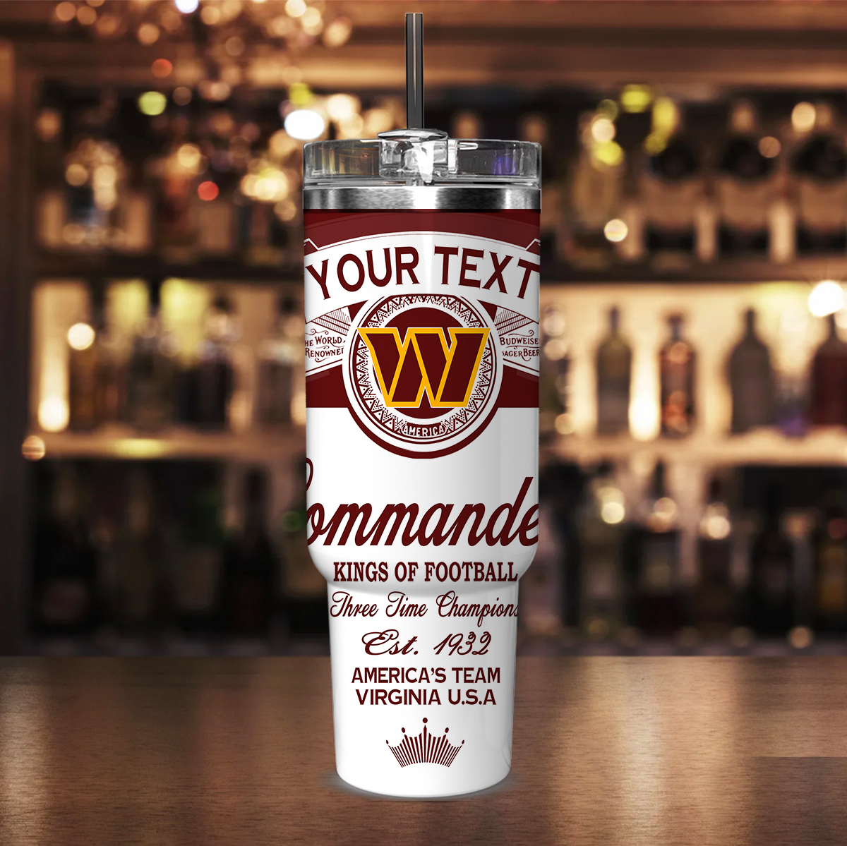 Customizable Commanders Tumbler Mug - Personalize Your Drinkware Today! - Image 2