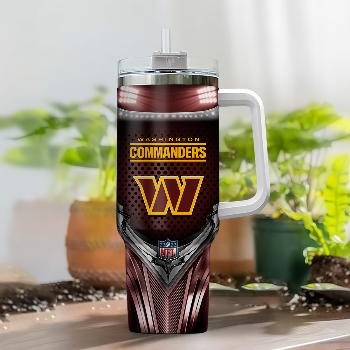 Custom Washington Commanders Fan Mug - Personalize Your Game Day Experience - Image 2