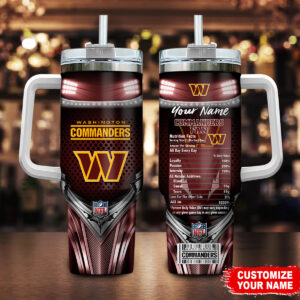 Custom Washington Commanders Fan Mug - Personalize Your Game Day Experience
