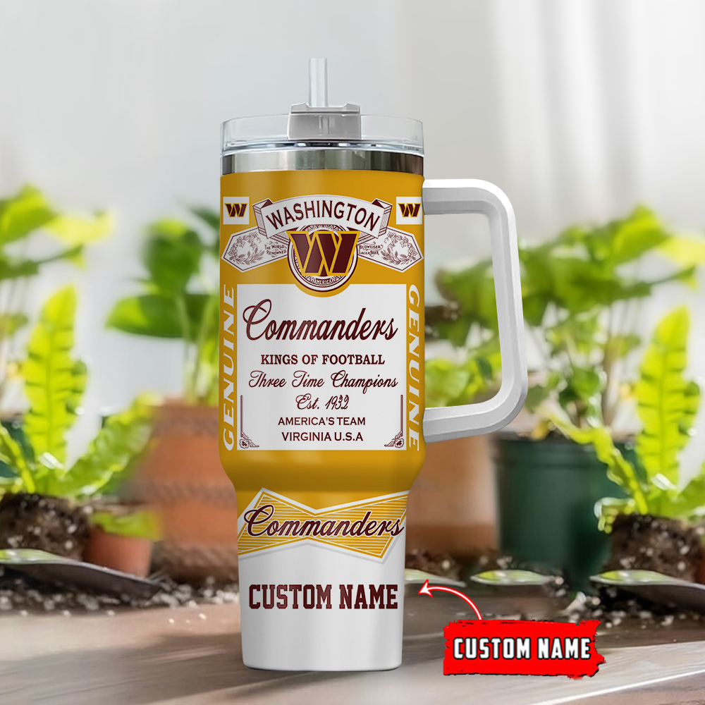 Customizable Washington Commanders Fan Mug - Celebrate Champions in Style! - Image 2