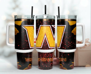 Vibrant Washington Football Team Tumbler - Insulated and Stylish