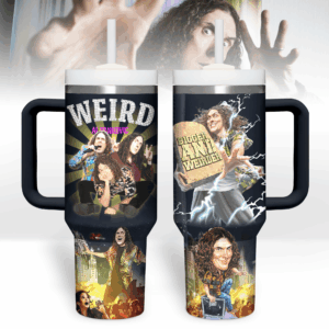 Weird Al Yankovic Music Custom Stanley Quencher 40oz Stainless Steel Tumbler With Handle - Threewoofs