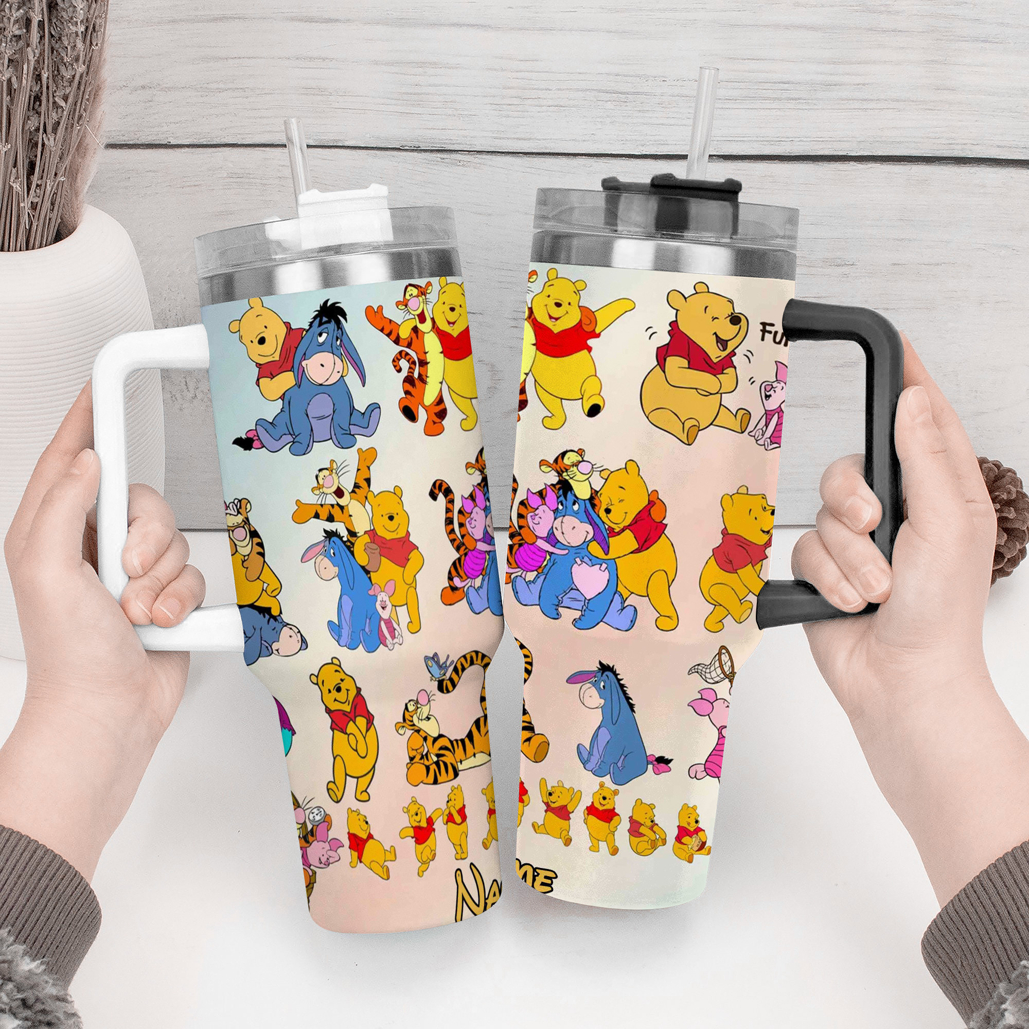 Personalized Cute Cartoon Characters Tumbler with Straw - Perfect Gift for Fans - Image 5