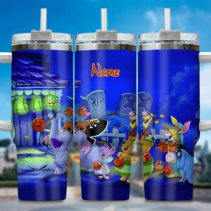 Personalized Halloween Adventure Tumbler - Custom Name Design