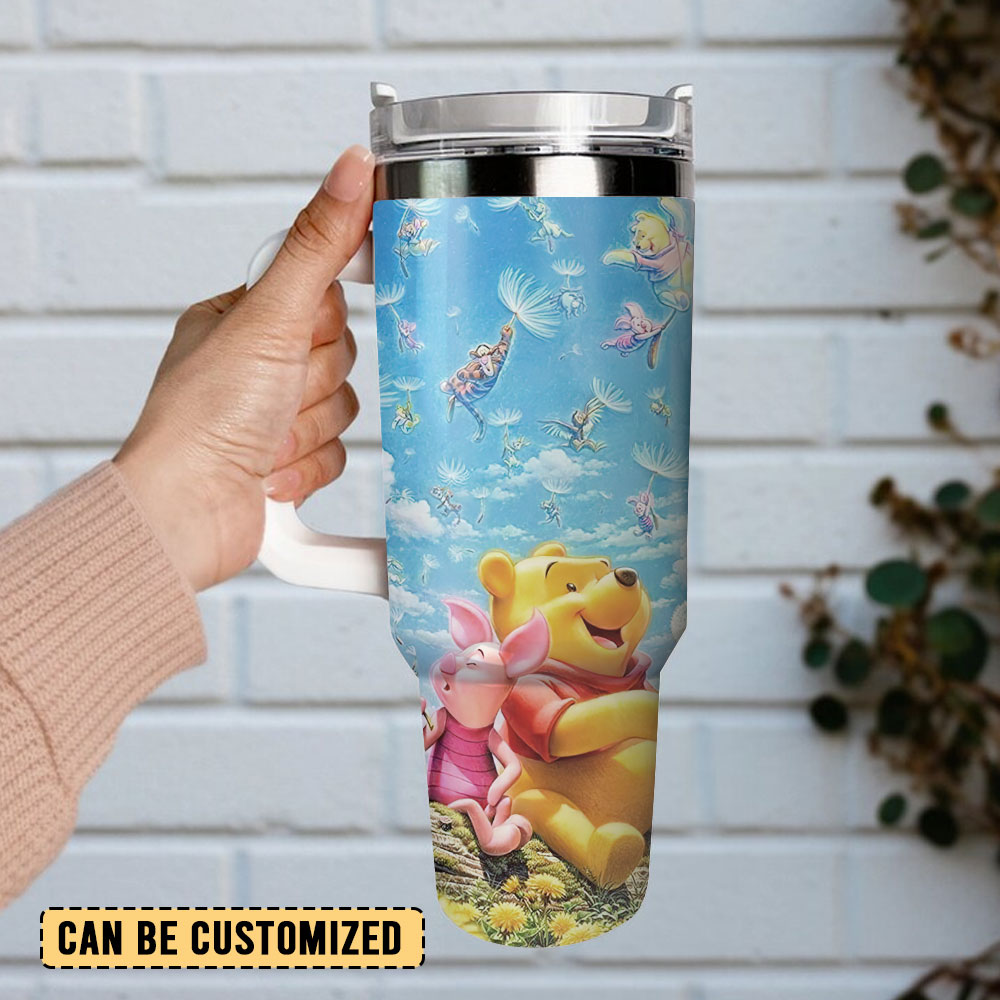 Cute Cartoon Tumbler with Straw – Double Wall Insulated Mug for Hot & Cold Drinks - Image 2