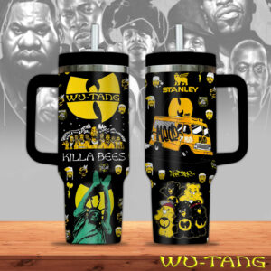Wu-Tang Clan Music Custom Stanley Quencher 40oz Stainless Steel Tumbler With Handle - Threewoofs