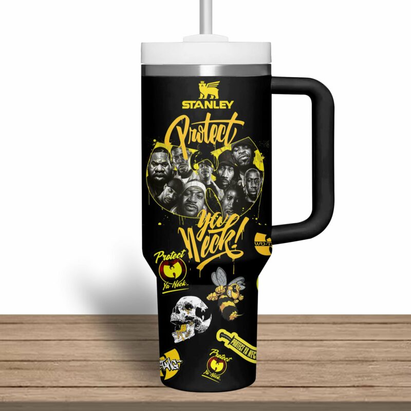 Wu-Tang Clan Music Custom Stanley Quencher 40oz Stainless Steel Tumbler With Handle - Threewoofs - Image 3