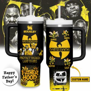 Wu-Tang Clan Music Custom Stanley Quencher 40oz Stainless Steel Tumbler With Handle - Threewoofs