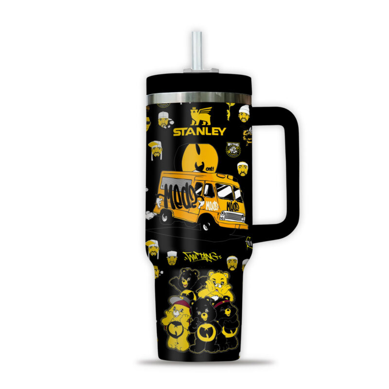 Wu-Tang Clan Music Custom Stanley Quencher 40oz Stainless Steel Tumbler With Handle - Threewoofs - Image 3
