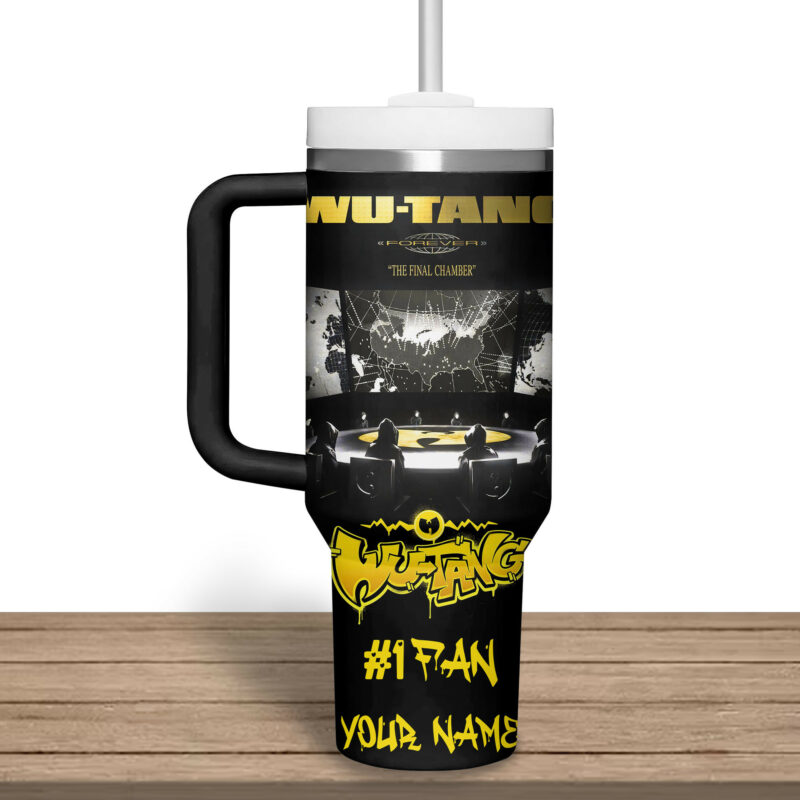 Wu-Tang Clan Music Custom Stanley Quencher 40oz Stainless Steel Tumbler With Handle - Threewoofs - Image 4