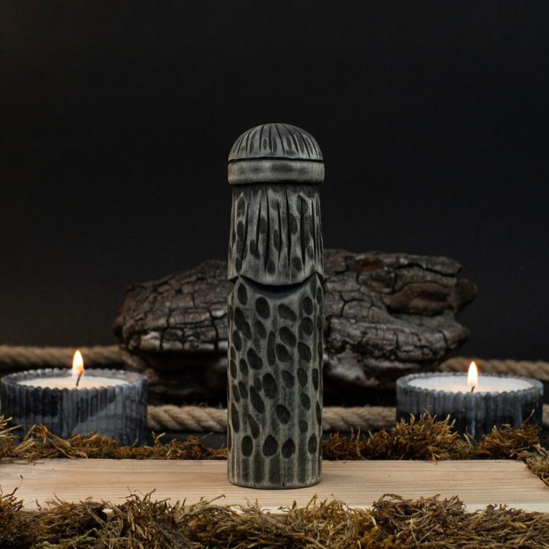 Wooden Figurine - Thor. Scandinavian God. Wood Carving. Altar. Heathen. God Wooden Sculpture. Hand Carved. Scandinavian Gifts. - Image 7