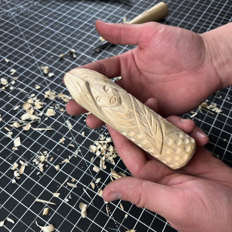Eir Goddess Of Healing And Cure, 6 Inches, High Quality Handmade Wooden Amulet For Home, Symbol Of Hope, Scandinavian Totem, Gift For Her. - Image 8