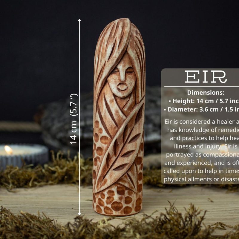 Scandinavian Gods And Goddesses, Handcrafted Sculpture. Viking Carving Home Decor Statue. Norse Altar. Freyja Statue. Totem. Gift For Her - Image 5