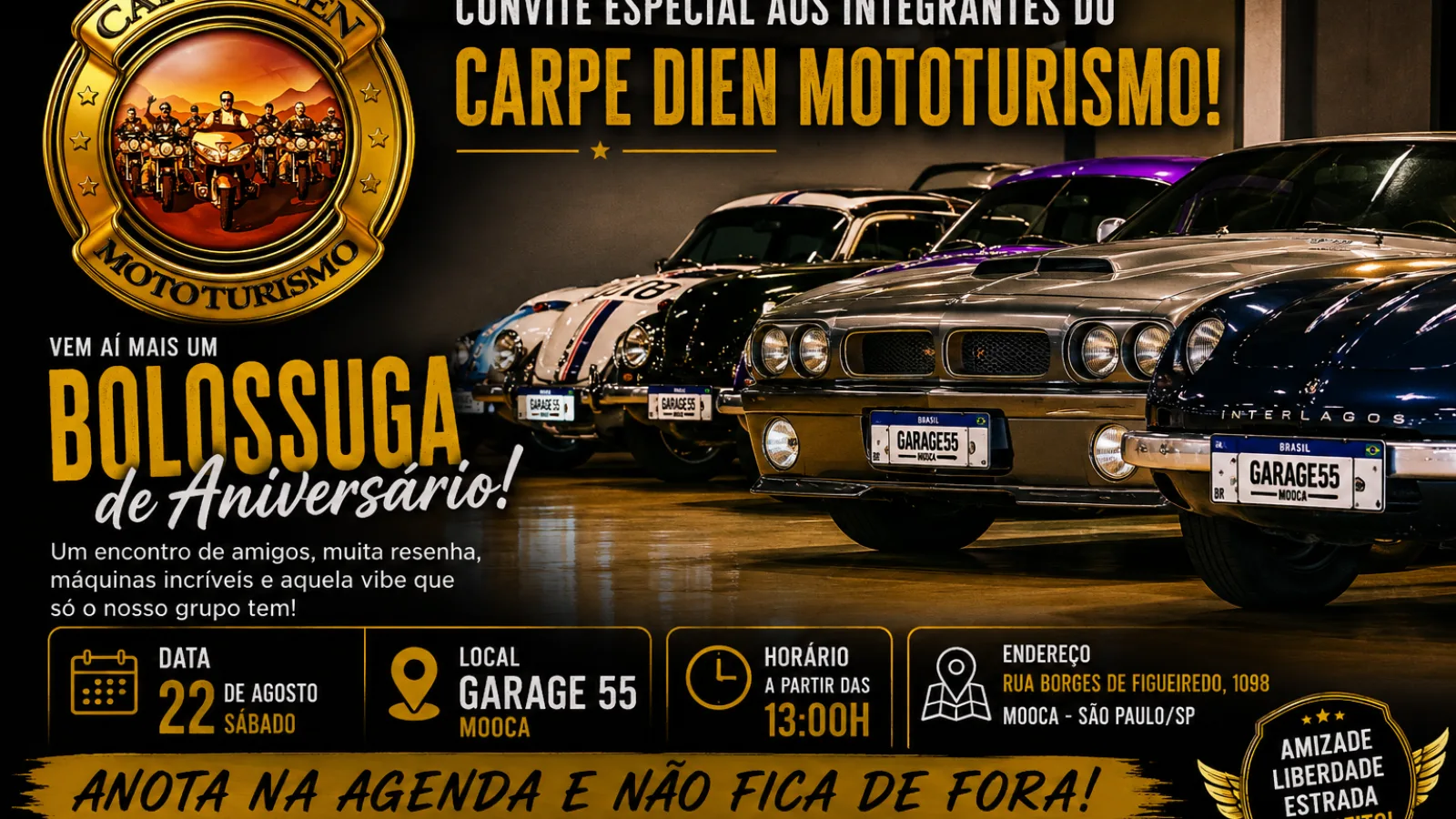 Bolossuga Mês de Agosto