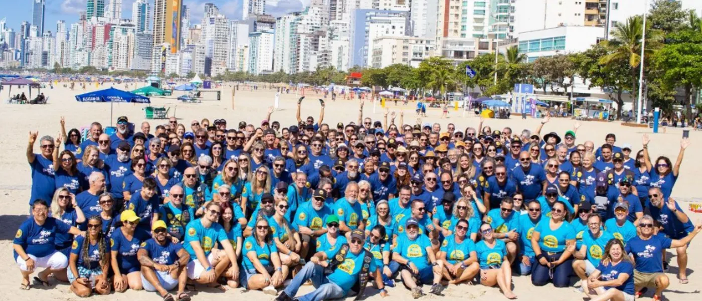 Integrantes do Carpe Dien Moto Turismo reunidos