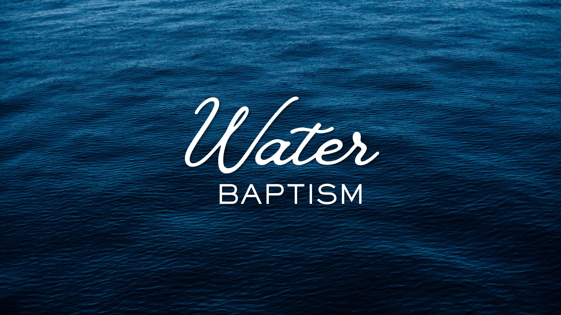 SFT- Baptism