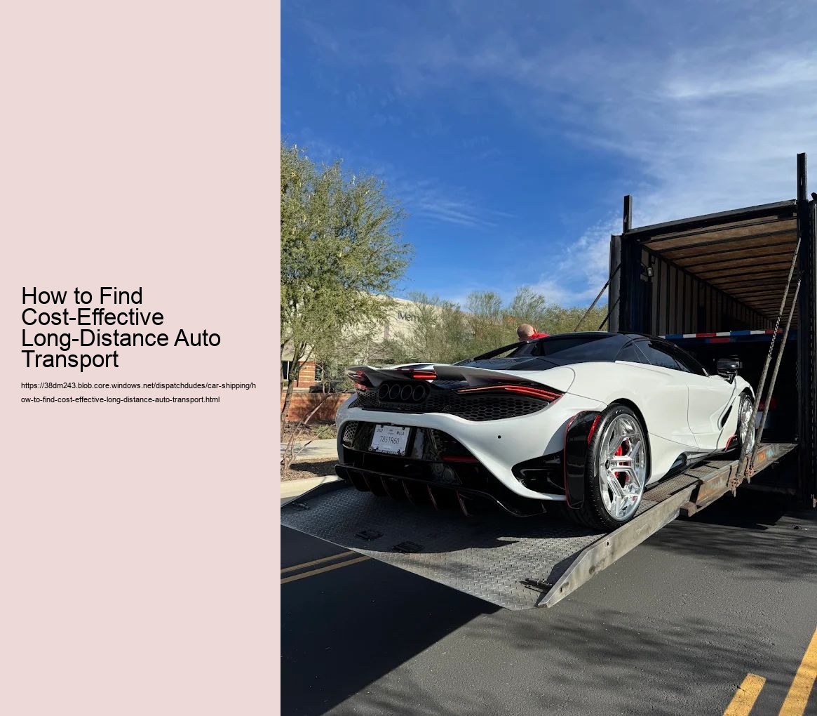 How to Find Cost-Effective Long-Distance Auto Transport