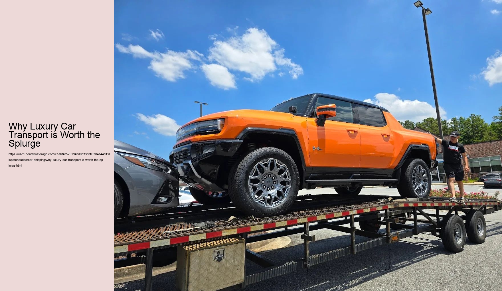 Why Luxury Car Transport is Worth the Splurge