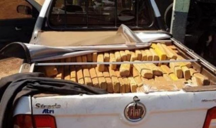 Terenos: Após perseguição, paraguaio é preso com 617 kg de maconha