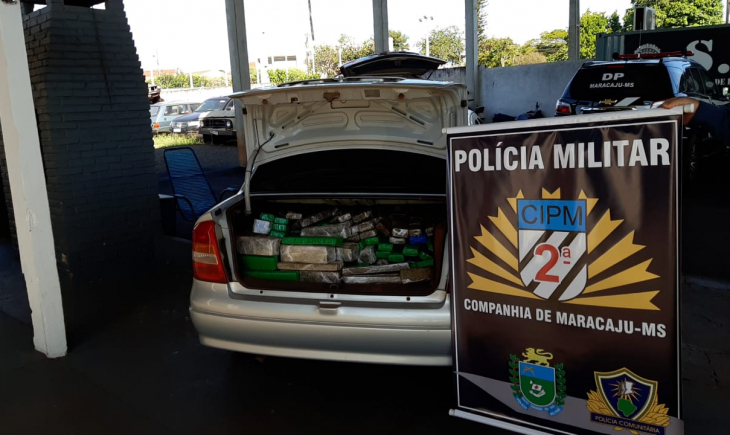 Polícia Militar de Maracaju apreende 519 kg de maconha.