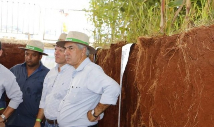 Reinaldo visita demonstração de plantio de cereais em diferentes tipos de solo