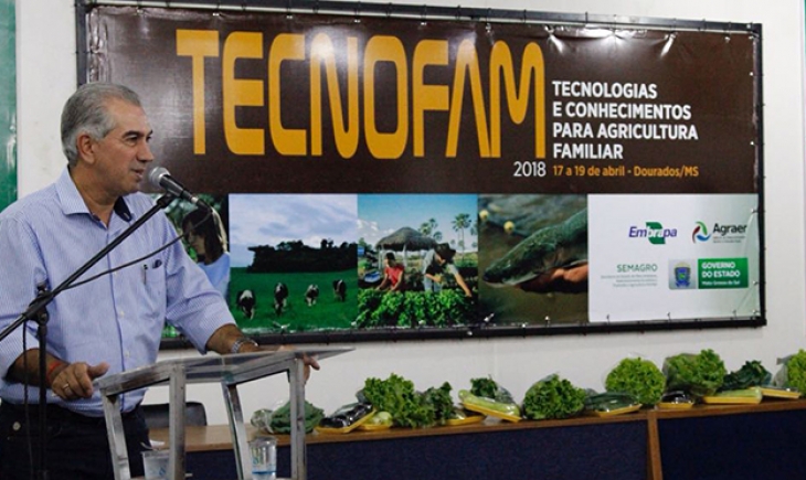 Governador defende uso de tecnologias para fortalecimento da agricultura familiar em MS