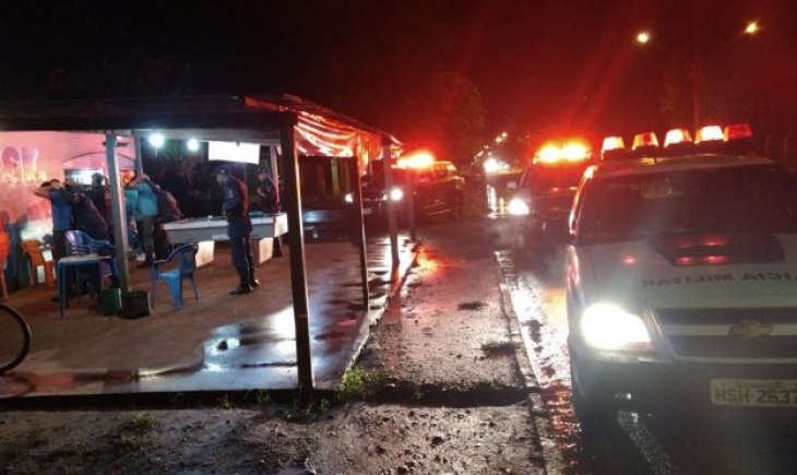Polícia Militar de Maracaju MS realiza Operação Carnaval com busca em bares e lanchonete de Vista Alegre.