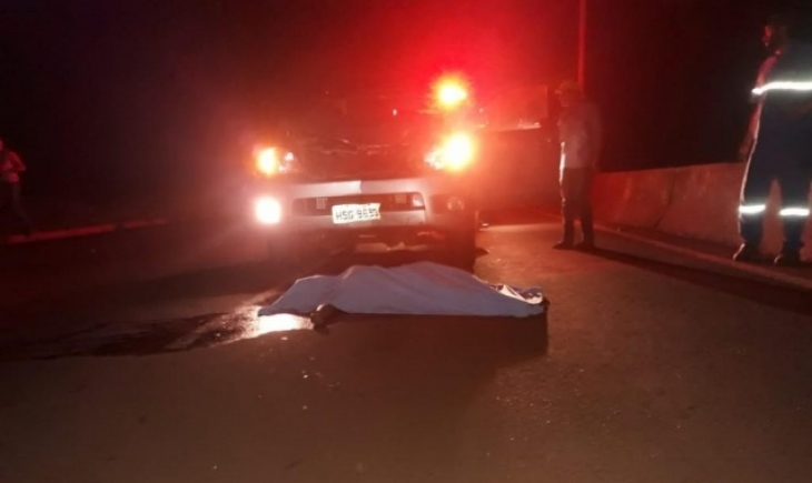 Mulher morre atropelada por camionete na rodovia MS-156 entre Dourados e Itaporã.
