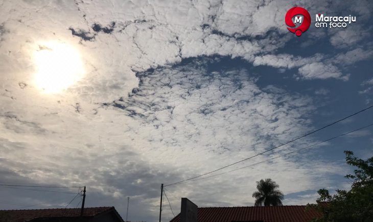Previsão é de sol com possibilidade de pancadas de chuvas à tarde em Maracaju. Leia 