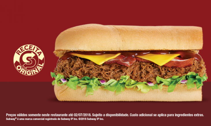 BBB: Experimente o novo sanduíche da Subway®