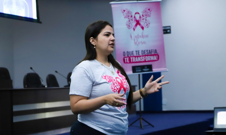 Ação do “Outubro Rosa” da Prefeitura de Maracaju chega as colaboradoras do Legislativo Municipal.