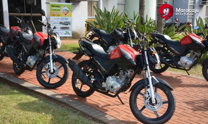 Prefeitura de Maracaju sorteia cinco motos no IPTU Premiado 2018. Confira os ganhadores.