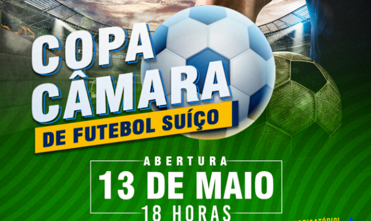 Secretaria de Esportes com parceria da Câmara de Vereadores promove Copa Câmara de Futebol Suíço com abertura nesta sexta-feira (13-05)