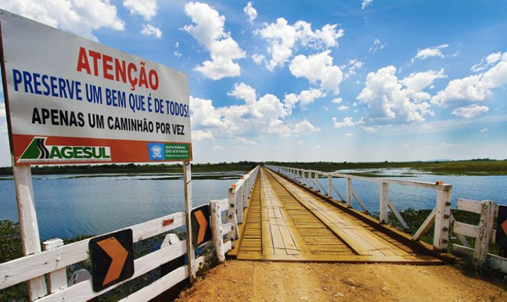 Ponte sobre o Rio Nabileque, na MS-243, estará interditada durante 40 dias a partir de hoje
