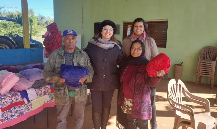 Campanha do Agasalho 2022 inicia entrega de cobertores na Aldeia Sucuri’Y e Quilombo São Miguel