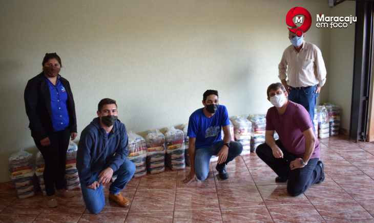 Troco Solidário dos Supermercados Estrela destina 19 cestas de alimentos para Paróquia Nossa Senhora Aparecida.