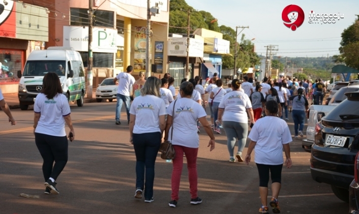 Caminhada de Mobilização pelos Direitos das Mulheres 'Dia D' ocorreu em Maracaju. Leia