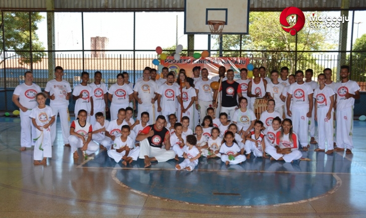 Fruto de parceria da Secretaria Municipal de Esportes com Grupo Memória, 2º Batizado e Entrega de Corda do Projeto Ginga Maracaju é realizado.