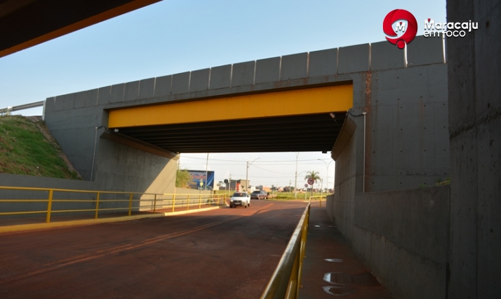 Passagem do Viaduto que dá acesso a Loteamentos Alto San Raphael, Alto das Palmeiras e toda região do Alto Maracaju é liberado.