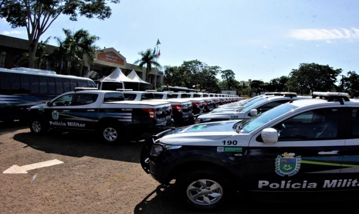 Governo entrega viaturas para reforçar segurança de Mato Grosso do Sul